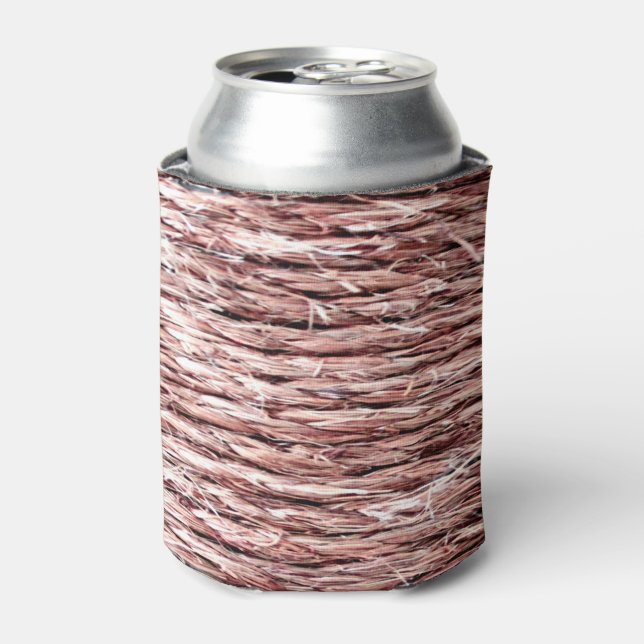 Rope Wrapped Rustic sah Koozie Can Cooler Dosenkühler (Kanne Vorderseite)
