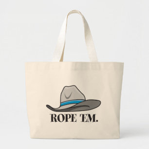 Rope'em Cowboy-Ausrüstung Jumbo Stoffbeutel
