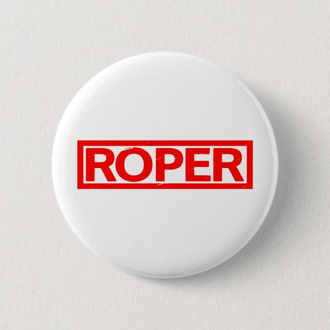 Roper-Briefmarke Button (Vorderseite)