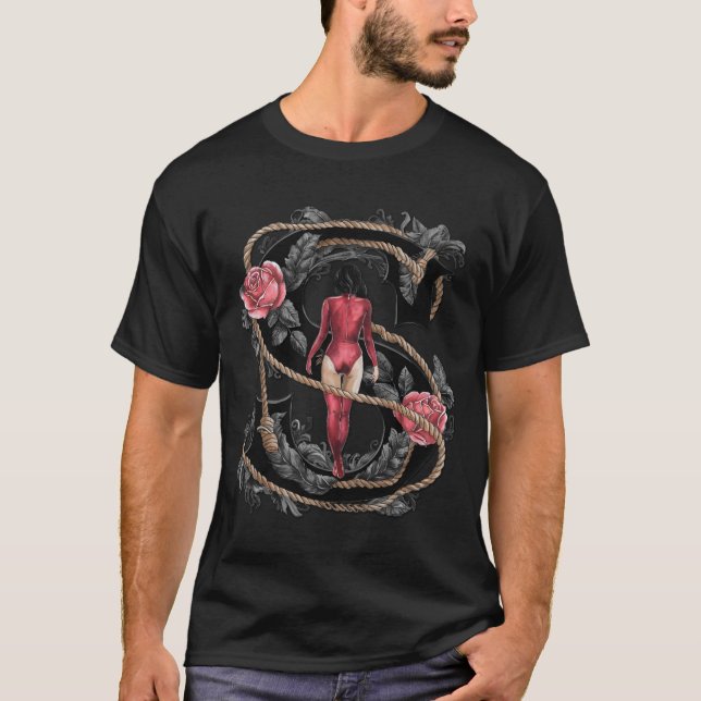 Ropes und Rose T-Shirt (Vorderseite)