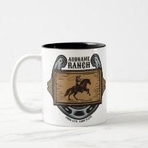 Roping Cowboy ADD NAME Western Familienhorde