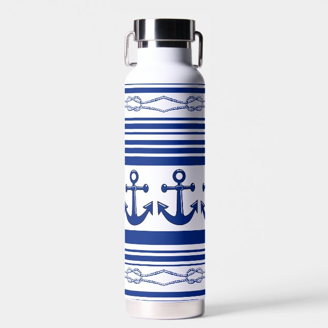 Ropings und Streifen Trinkflasche (Vorne)