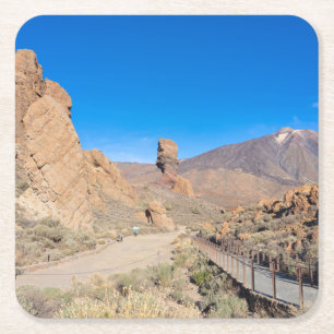 Roques de Garcia Rechteckiger Pappuntersetzer