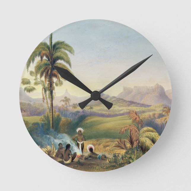 Roraima, eine bemerkenswerte Strecke der Runde Wanduhr (Vorderseite)