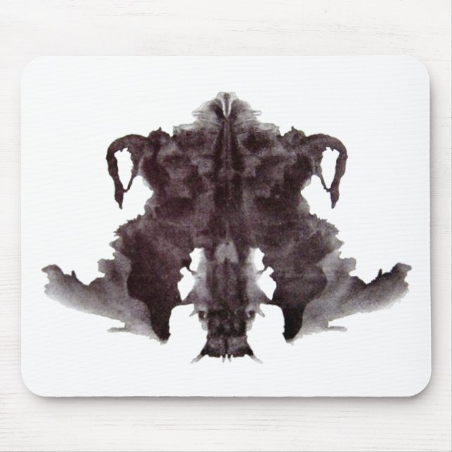 Rorschach Fleck 4 Mousepad (Vorne)