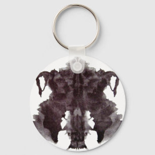 Rorschach Fleck 4 Schlüsselanhänger