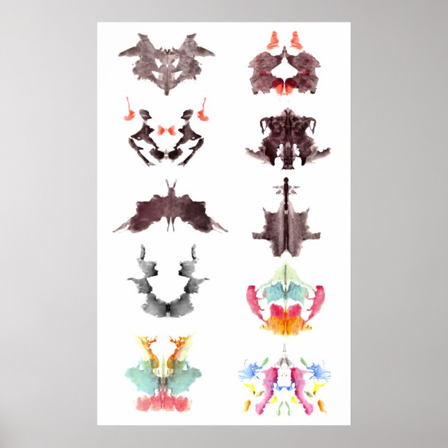 Rorschach Ink Blots Poster (Vorne)