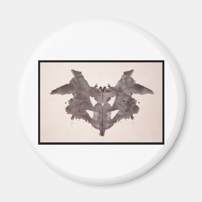 Rorschach Inkblot 1,0 Magnet (Vorne)