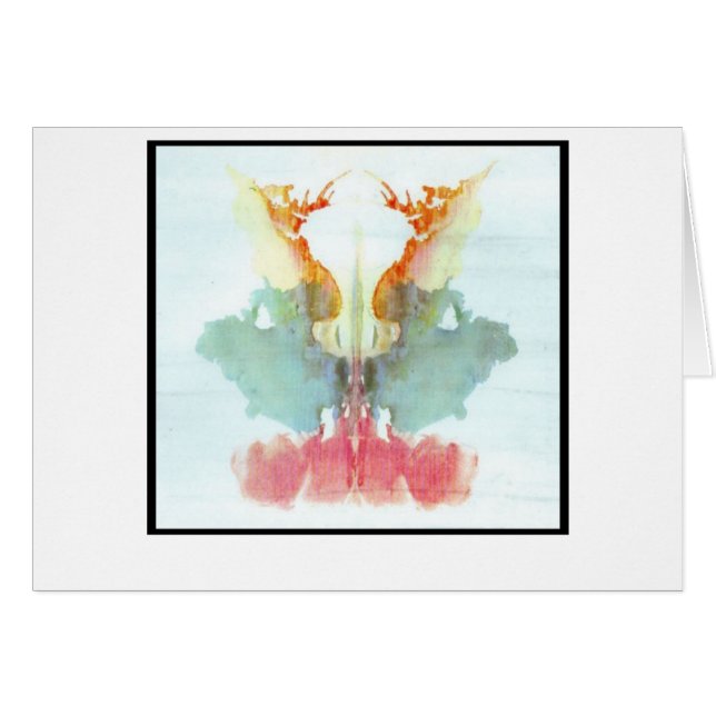 Rorschach Inkblot 9,0 (Vorderseite (Horizontal))
