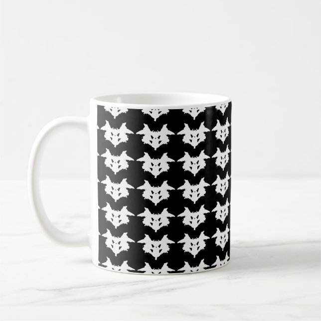 Rorschach Inkblot Kaffeetasse (Links)