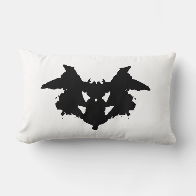 Rorschach Inkblot Lendenkissen (Vorderseite)