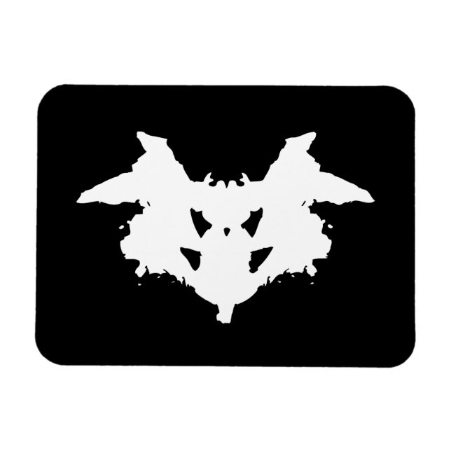 Rorschach Inkblot Magnet (Horizontal)