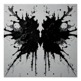 Rorschach Inkblot Nah-Up Poster