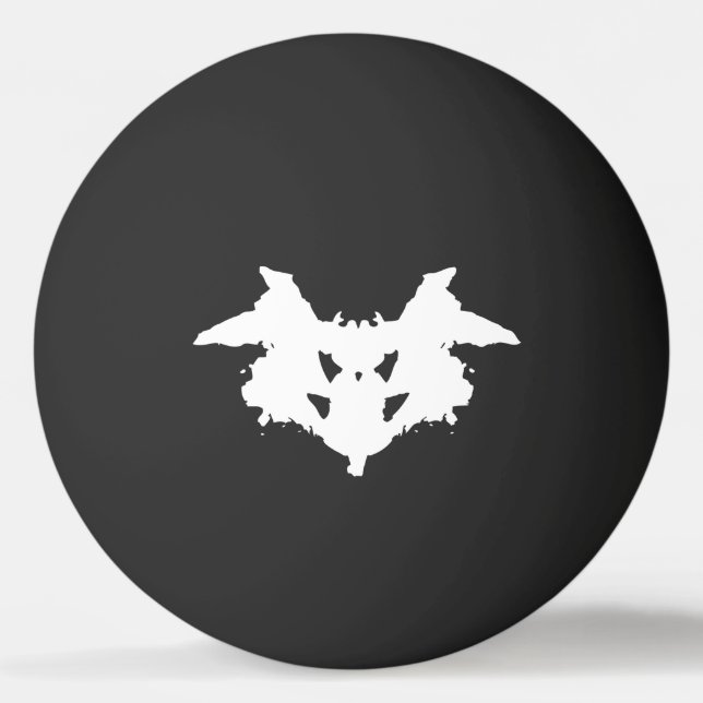 Rorschach Inkblot Ping-Pong Ball (Vorderseite)