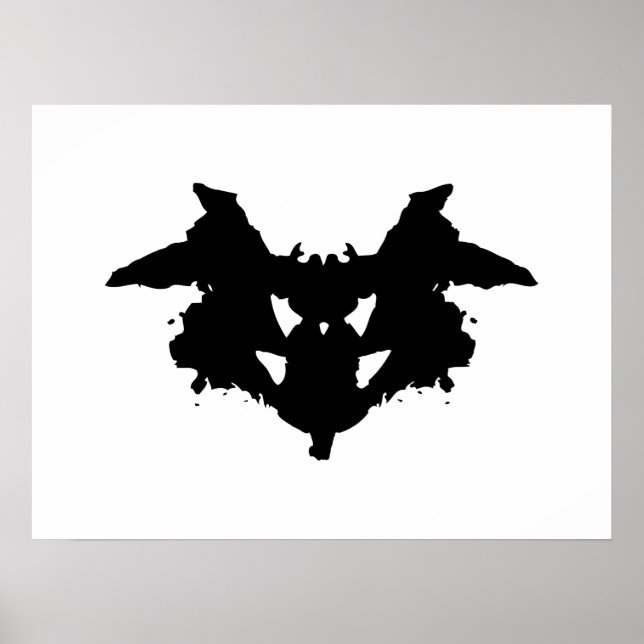 Rorschach Inkblot Poster (Vorne)