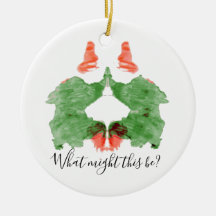 Rorschach Inkblot Santa's Elves