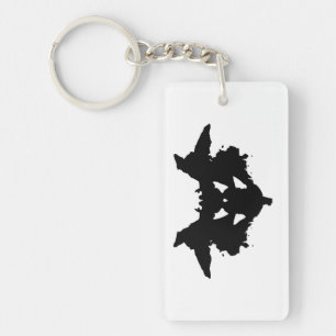 Rorschach Inkblot Schlüsselanhänger