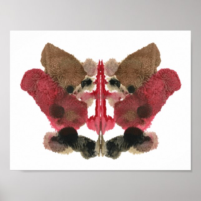 Rorschach Inkblot Test. Nenn mich nicht verrückt Poster (Vorne)