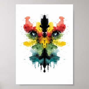 Rorschach Inkblot Test. Nenn mich nicht verrückt Poster