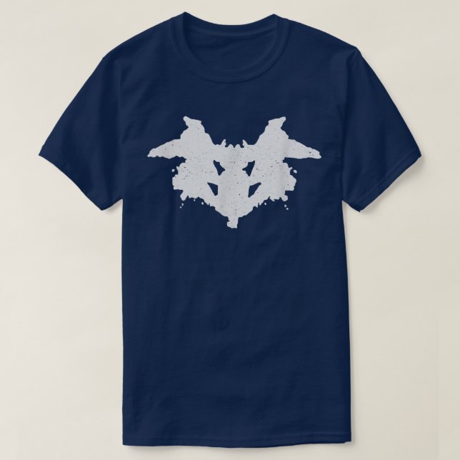Rorschach Inkblot Test Psychology T-Shirt Vintage  (Design vorne)