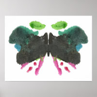 Rorschach Inkblot Testspass Kunst