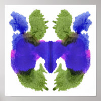 Rorschach Inkblot Testspass Kunst