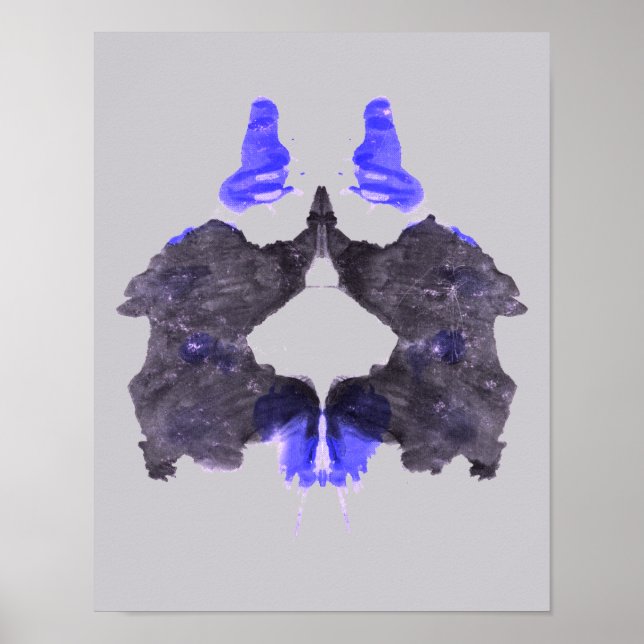 Rorschach Inkblot Testspass Kunst Poster (Vorne)