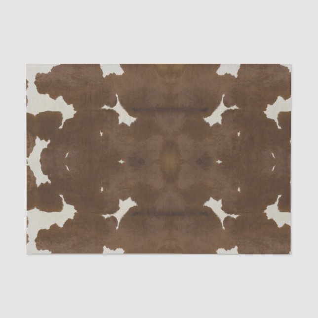Rorschach Rindleder Decoupage Gewebe-Blatt Seidenpapier (Vorderseite)