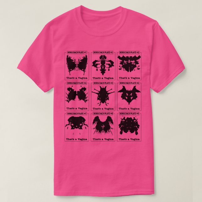 Rorschach testet alle Ladenteile T-Shirt (Design vorne)
