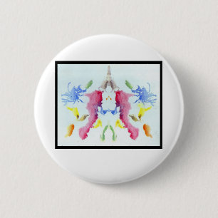 Rorschach-Tintenklecks 10.0 Button