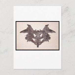 Rorschach-Tintenklecks 1.0 Postkarte
