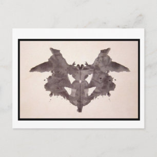 Rorschach-Tintenklecks 1.0 Postkarte