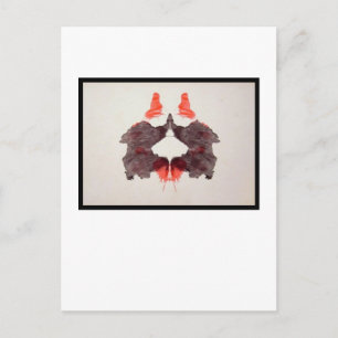 Rorschach-Tintenklecks 2.0 Postkarte