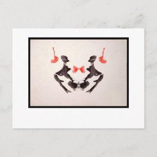 Rorschach-Tintenklecks 3.0 Postkarte