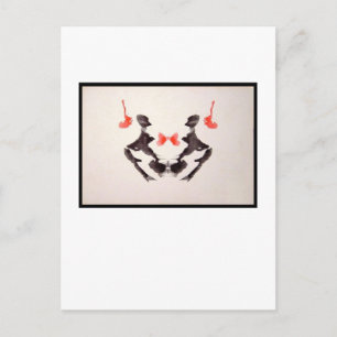 Rorschach-Tintenklecks 3.0 Postkarte
