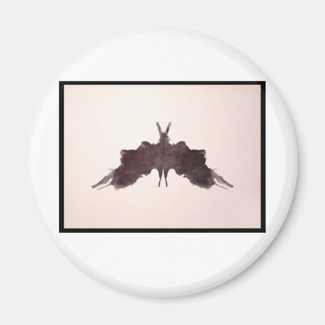 Rorschach-Tintenklecks 5.0 Magnet (Vorne)