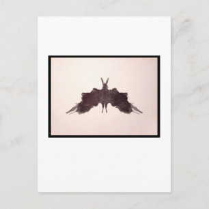 Rorschach-Tintenklecks 5.0 Postkarte