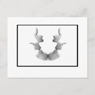 Rorschach-Tintenklecks 7.0 Postkarte