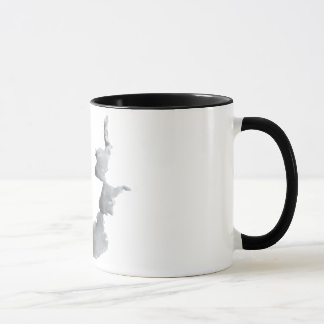 Rorschach-Tintenklecks-Test Tafel 7 Tasse (Rechts)