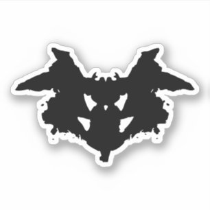 Rorschach Tintenkleks Aufkleber