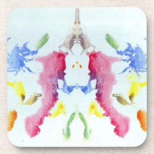 Rorschach Tintenkleks-Test-Psychiatrie Getränkeuntersetzer