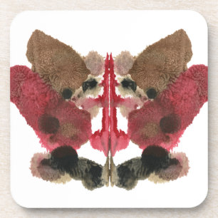 Rorschach Tintenkleks-Test. Rufen Sie mich nicht Getränkeuntersetzer