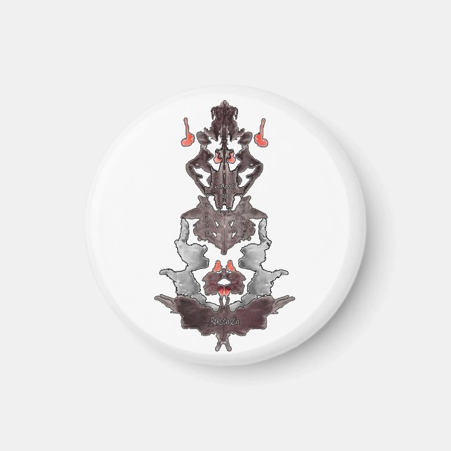 Rorschach Will, Menschen zu lesen Magnet (Vorne)