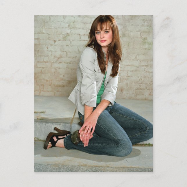 Rory Gilmore Portrait Postkarte (Vorderseite)