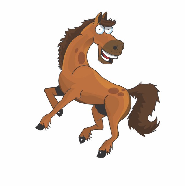 Rory the Horse Freistehende Fotoskulptur (Vorne)
