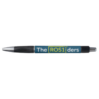 ROS1der Pen mit Aquamarinem Hintergrund Kugelschreiber