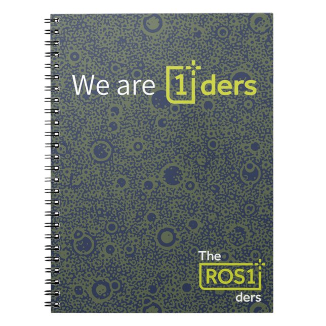 ROS1der Spiral Notebook Design #3 Notizblock (Vorderseite)