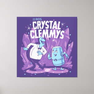ROS Crystal Clemmys Leinwanddruck