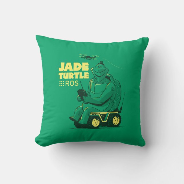 ROS Jade Turtle Kissen (Vorderseite)