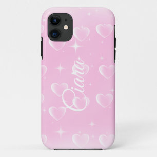 Rosa 200er-Jahre-Herz Case-Mate iPhone Hülle